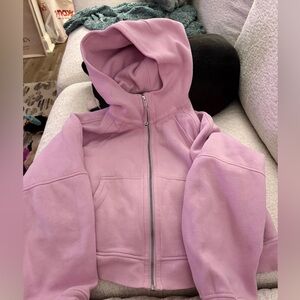 🍋Lululemon Pink Oversized zip up Scuba